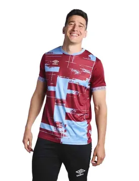 T-shirt à Manches Courtes Infimaya Granate / Celeste 2XL-3XL Homme