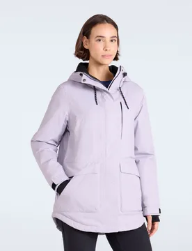 Tignes Womens Snow Jacket - Purple - Purple - Size: 18 - Animal - FashionsVida