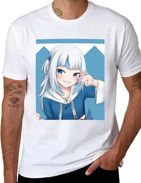 Gawr gura T-Shirt t shirt man designer man t shirt cotton T-Shirt - Aliexpress - FashionsVida