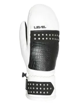 Moufles Dusty Black / White S