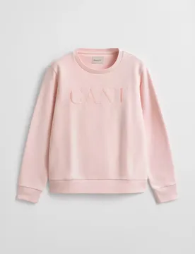 TONAL GRAPHIC C-NECK SWEAT female