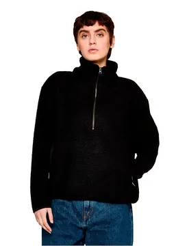 Sweat à Demi-zip Dflja067 Jet Black S