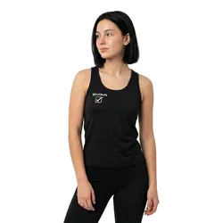 T-shirt Sans Manches Run Black L