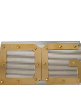 Python Panelled Epi Leather Clutch - Dolce & Gabbana - FashionsVida