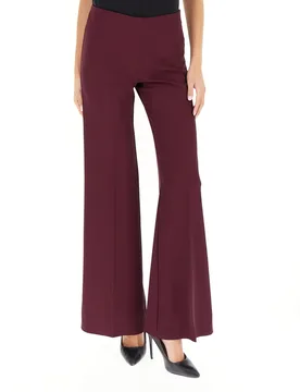 Pantalone a palazzo BORDEAUX XS - Rinascimento - FashionsVida