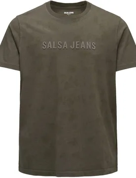 Camiseta de hombre con branding - Salsa Jeans - FashionsVida