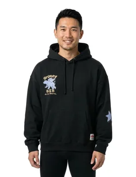 Sweat à Capuche Concreat Jungle We Are Above All Regular Black 2XL Homme - Grimey - FashionsVida