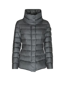 Chaqueta acolchada de plumas oliva 36