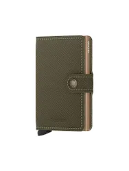 Portefeuille - Miniwallet Saffiano olive olive