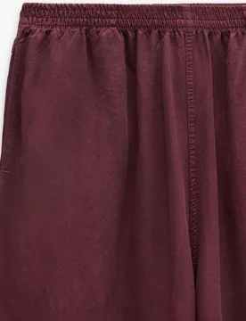 Pantalones anchos de mujer 100% liocel con cintura elástica - Parfois - FashionsVida