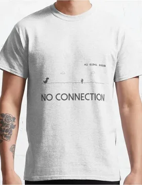 No Connection T-Rex Offline Funny Gift t shirt 100% cotton printed tops Short Sleeve Graphic Clothes US Size Tee S-6XL - Aliexpress - FashionsVida