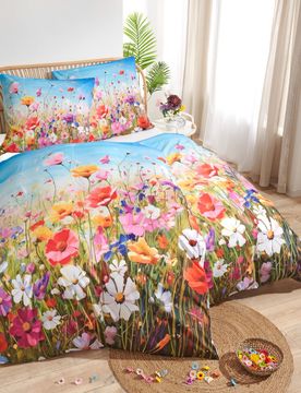 Bettwäsche "Blumenwiese" 2-tlg
