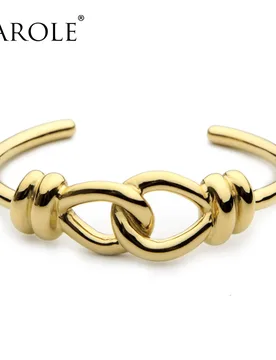 VAROLE Knotting Bracelet Armband Stainless Steel Bangle Bracelet Jewelry Cuff Bracelets For Women Gift Manchette Bangles - Aliexpress - FashionsVida