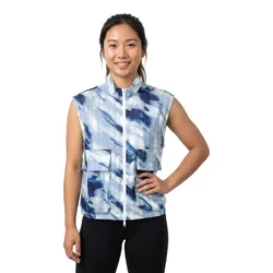 Exchange Gilet Xw001751_af21550 Aqua Print S