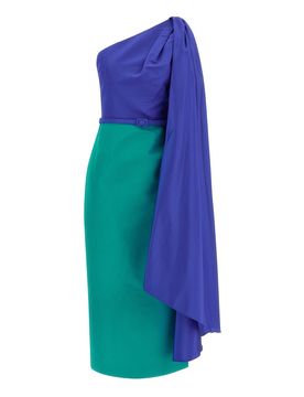 Vestito a blocchi di colore
