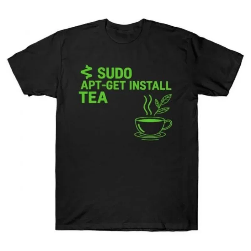 Sudo Apt-Get Install Coffee Linux Programmer Funny Developer Gift t shirt for Software Engineer Graphic clothes All size Tops - Aliexpress - FashionsVida