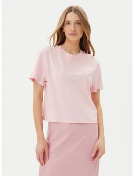 T-Shirt V5GI09 K9RM1 Rosa Regular Fit XXS female - Guess - FashionsVida