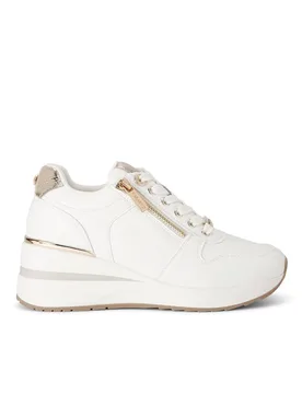 Women's 'High Rise' Trainers in White Size: 7 - White - Size: 7 - Carvela - FashionsVida