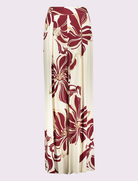 Pantalone con stampa donna buttercream