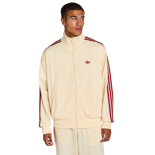 Firebird Men Track Tops - White - Size - White - Size: Medium - Adidas - FashionsVida