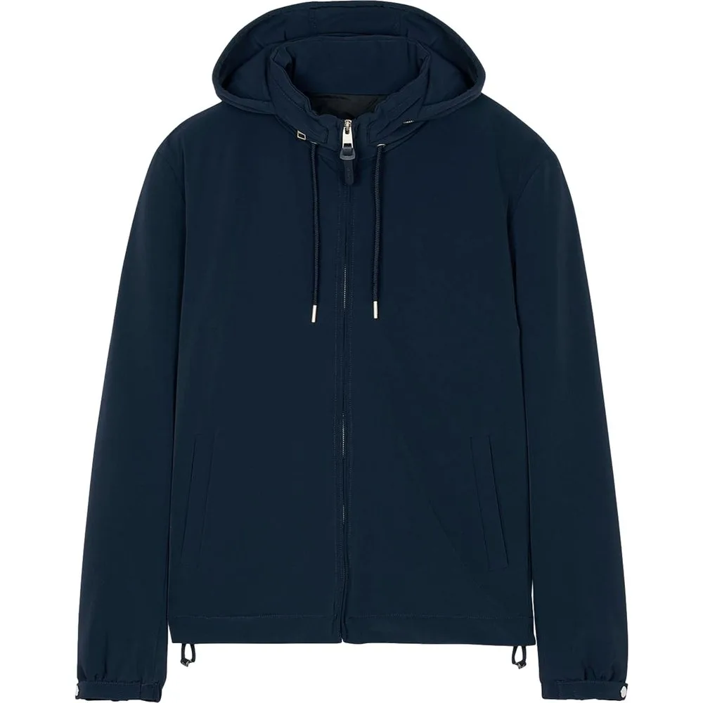 Cazadora bomber de hombre técnica con capucha retráctil - sandro - FashionsVida