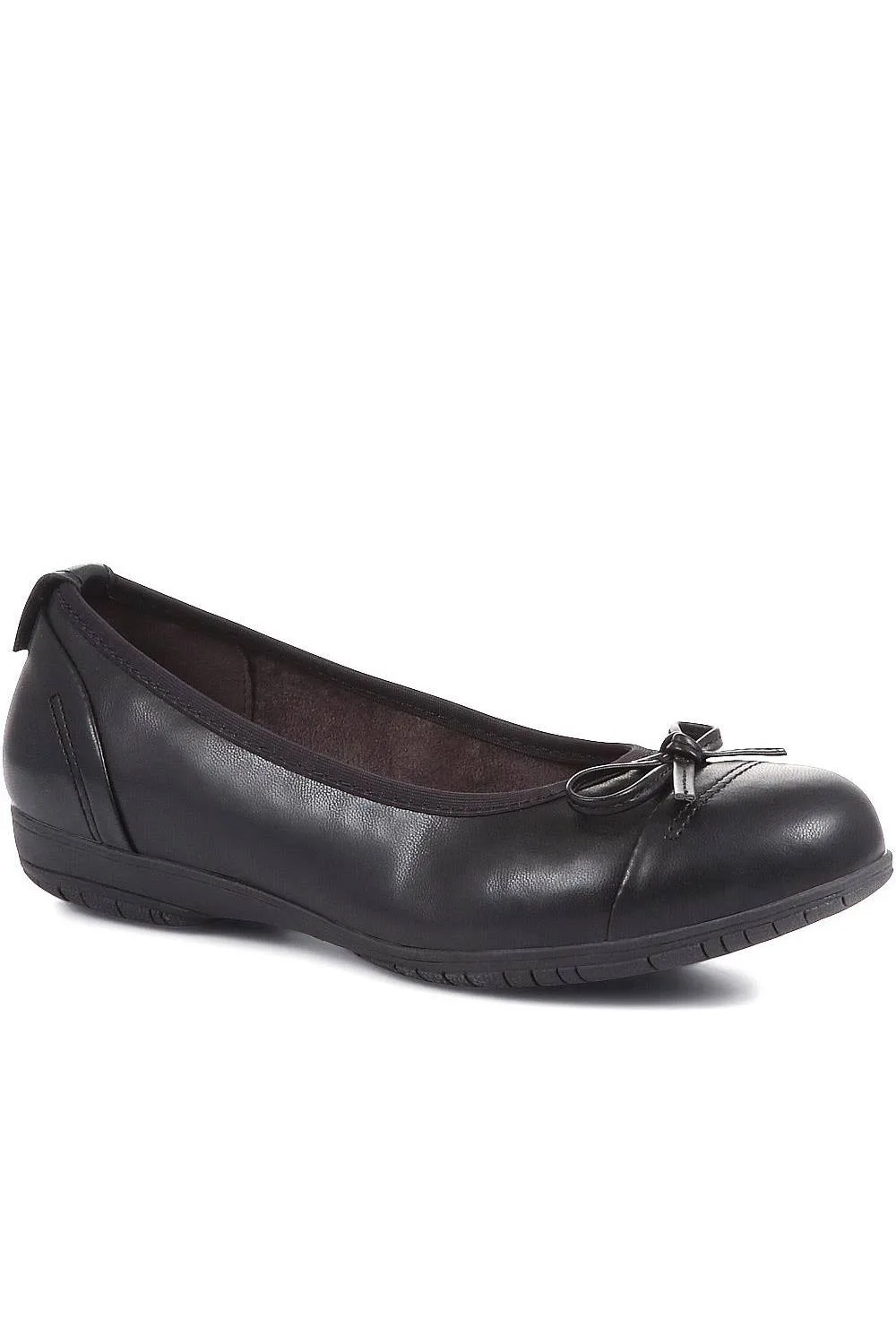 Flat Ballet Shoes - Black - Size: 7 - Pavers - FashionsVida