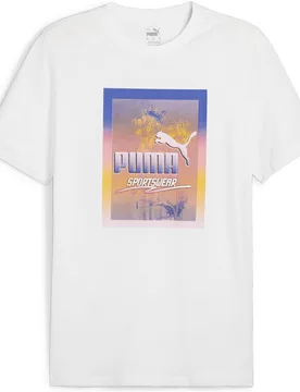 Graphics camiseta manga corta hombre Blanco (XL) - Puma - FashionsVida