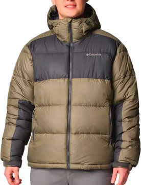 Doudoune à capuche isolante - Pike Lake II Hooded Jacket Stone Green Shark - Taille S - Kaki - Columbia - FashionsVida
