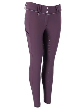 Schockemöhle Sports Damen Reithose WINTER CARLA FS STYLE deep mauve 36 - Schockemohle - FashionsVida