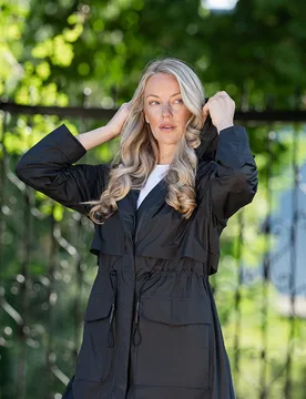 Damen Mantel RAINCOAT #1021 Selection, black 36 - Pikeur - FashionsVida