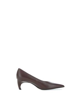 Décolleté in pelle MARRONE 38M