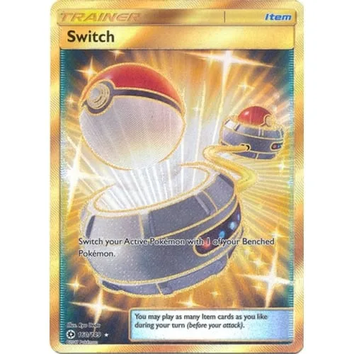 Pokemon Sun and Moon (Base Set) 160/149 Switch (Secret Rare) - Pokémon - FashionsVida
