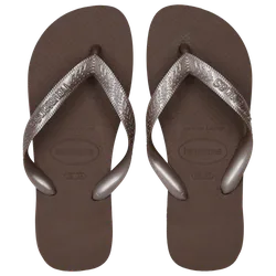 Top Tiras Women Flip-Flops and Sandals - Brown - Size 7.5/8 - Plastic/Polycarbonate - Brown - Size: 7.5/8