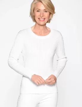 Rdh.-Pullover, 1/1 Arm, uni female - 44 - FashionsVida