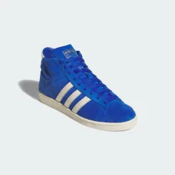 Unisex Jabbar High Top Shoes - Medium Blue Leather - Size Uk 6.5
