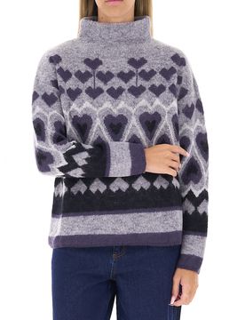 Maglione misto mohair GRIGIO SCURO M