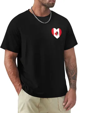 Half Canadian Half Mexican Heart, USA Flag Canada T-Shirt Basic Simple Casual Short Sleeve Tee - Aliexpress - FashionsVida