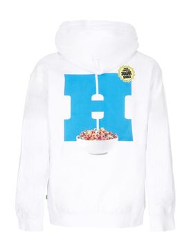 Felpa Cappuccio Uomo Cereal Killer Hoodie White