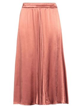 Midi-Rock Damen Rostrot 36 Damen