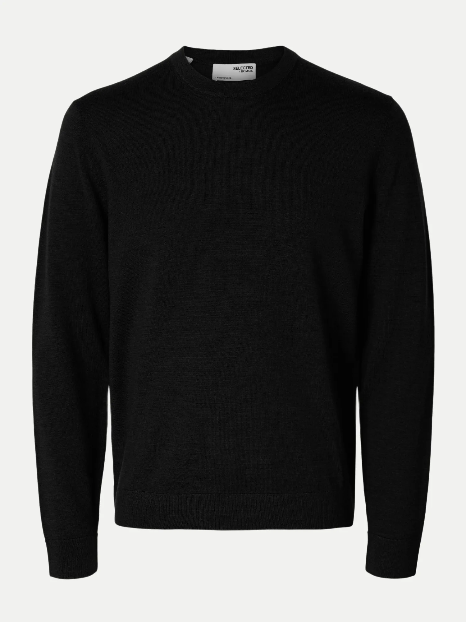 Pullover aus Merinowolle Schwarz S - Selected - FashionsVida