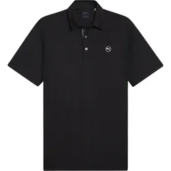 Puma Polo Pure Solid, schwarz s