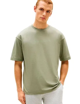 T-shirt à Manches Courtes Um0um03643 Utility Sage XS - Tommy hilfiger - FashionsVida