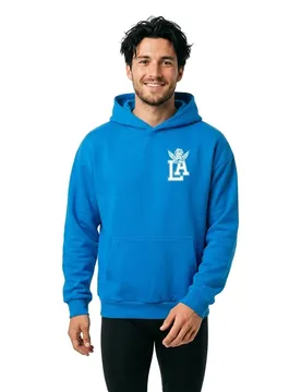 Felpa Con Cappuccio Los Angeles Wings Cobalt Blue XL - Mister TEE - FashionsVida