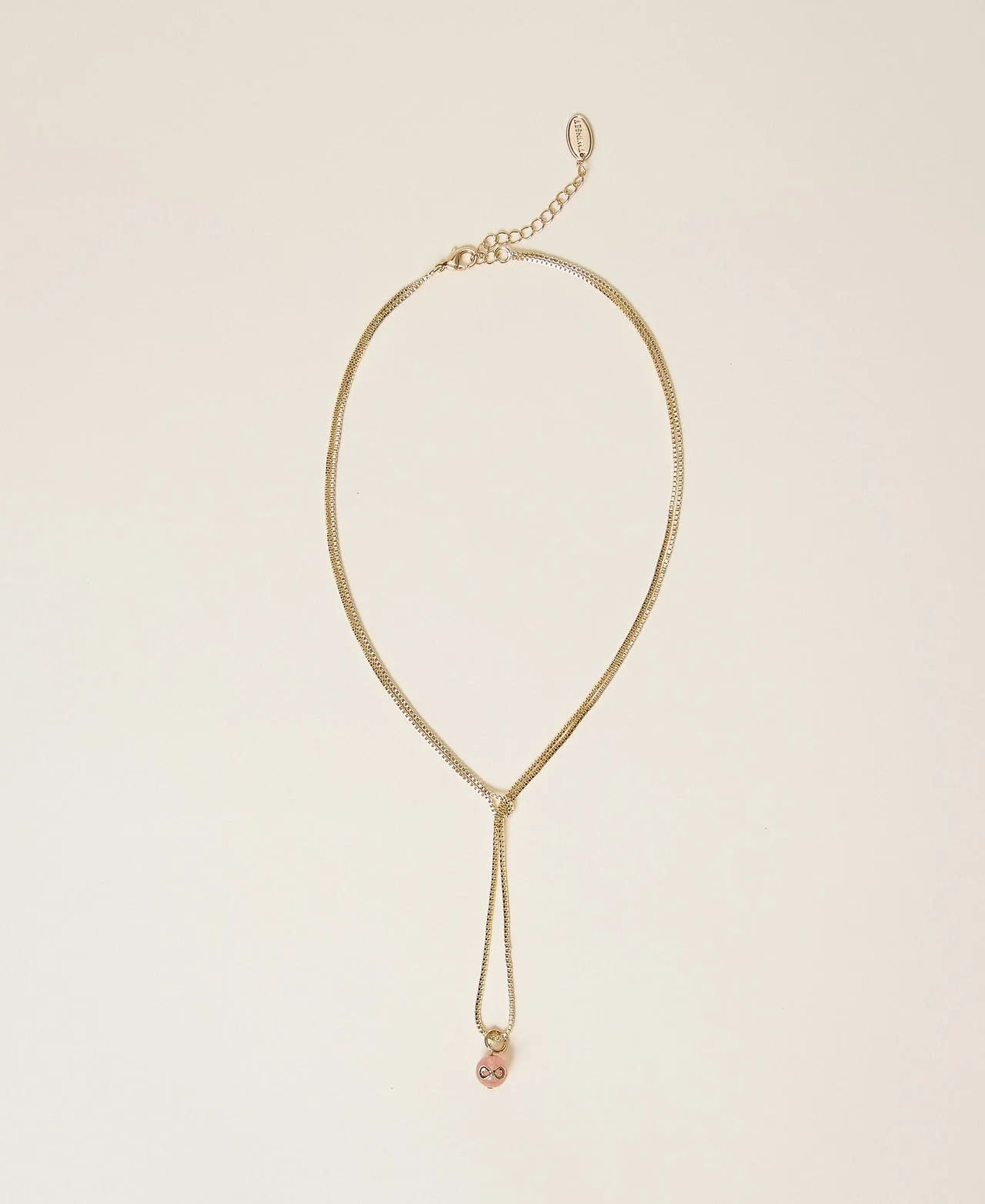 Collier choker avec pierre et logo - TWINSET - FashionsVida