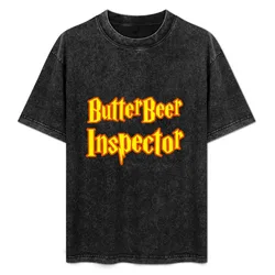 ButterBeer Inspector T-Shirt Basic Solid Color Short Sleeve T-Shirt
