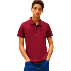 Polo A Maniche Corte Placket Slim Fit Red Wine L