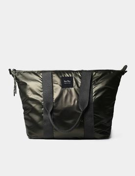 Bolso para mujer en material acolchado brillante | GINNY