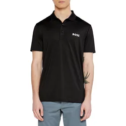 HUGO Polo PaddyTech Pro, schwarz l