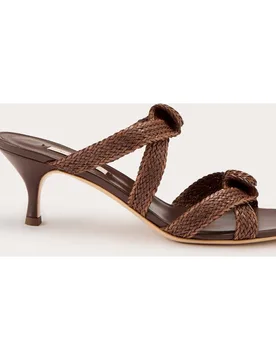 Sandalias trenzadas de piel - Casadei - FashionsVida