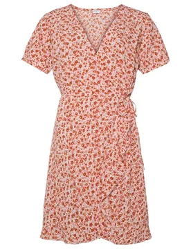 Robe à Manches Courtes Okara Bloss Dark Pink M - Protest - FashionsVida